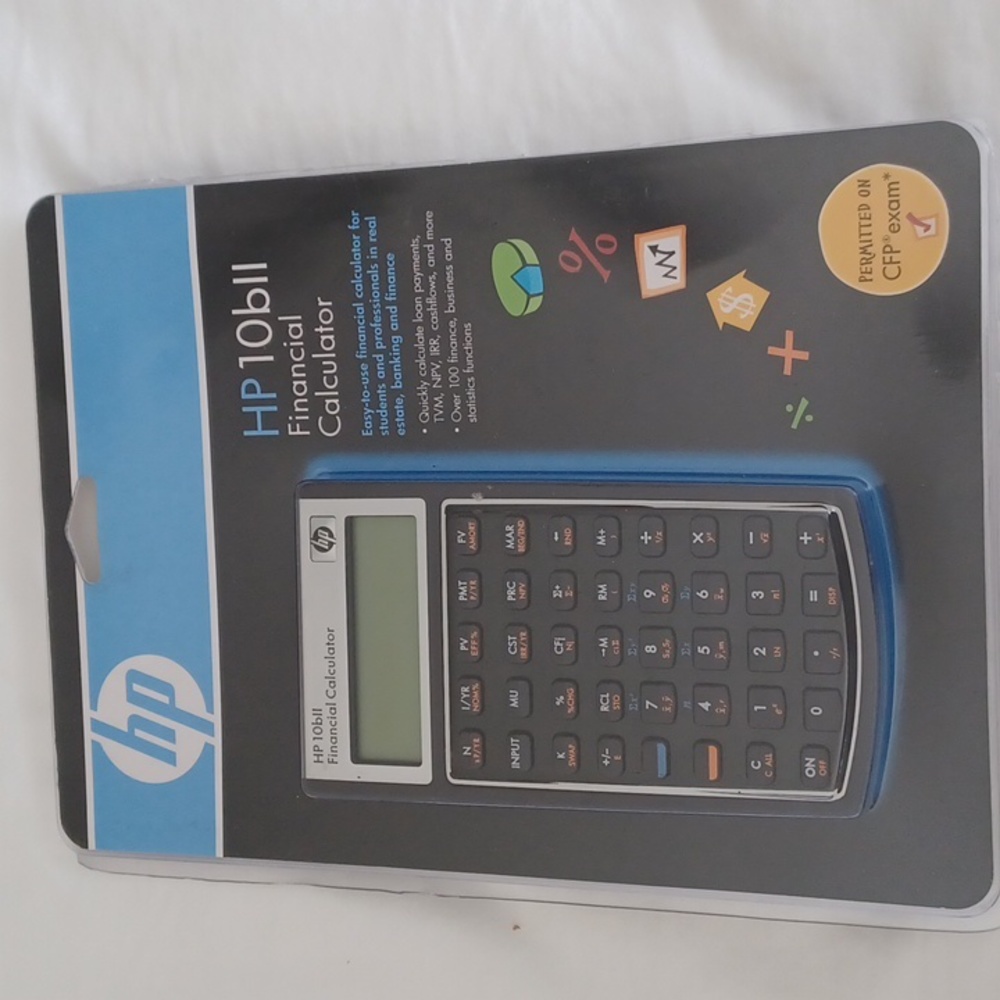 HP 10bll Financial Calculator.New in package! - Picture 8 of 10